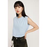 L/BLU1 | BASIC CREW NECK タンクトップ | SLY OUTLET