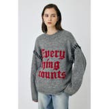 T.GRY | KNITTED WORDS セーター | MOUSSY OUTLET