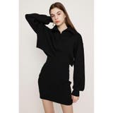 BIG COLLOR ZIP UP 2P ショートワンピース | SLY OUTLET | 詳細画像3
