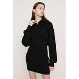 BIG COLLOR ZIP UP 2P ショートワンピース | SLY OUTLET | 詳細画像4