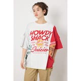 柄WHT5 | カスタムオープンショルダーTシャツ | RODEO CROWNS WIDE BOWL