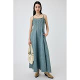 L/BLU1 | DENIM A LINE キャミドレス | MOUSSY OUTLET
