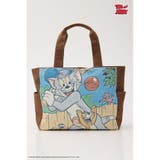 BRN | (TOM and JERRY)デニムドッキングトート | RODEO CROWNS WIDE BOWL