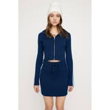 NVY | KNIT TRACK SIDE LINE ショートスカート | SLY OUTLET