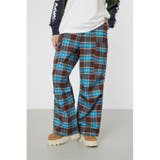 柄BLU5 | チェックカーゴパンツ | RODEO CROWNS WIDE BOWL