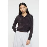 VELOUR TOUCH KNIT ポロ | MOUSSY OUTLET | 詳細画像20