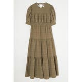 L/KHA1 | TUCKED SLEEVE TIERED ドレス | MOUSSY OUTLET