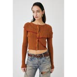 FRONT BUTTON FRILL KNIT トップス | MOUSSY OUTLET | 詳細画像22 
