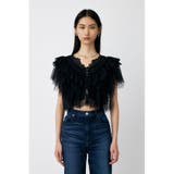 BLK | LACE FRILLS トップス | MOUSSY OUTLET