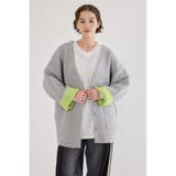 L/T.GRY1 | ダブルフェイスニットジャケット | RODEO CROWNS WIDE BOWL