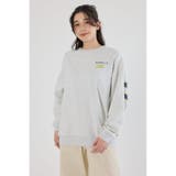 L/T.GRY1 | カラーアウトラインロゴスウェット | RODEO CROWNS WIDE BOWL