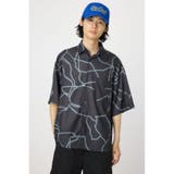 D/C.GRY3 | アブストラクトホエールシャツ | RODEO CROWNS WIDE BOWL