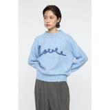 L/BLU1 | BACK RIBBON セーター | MOUSSY OUTLET