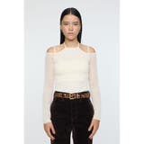 OPEN SHOULDER HALTER ニットトップス | MOUSSY OUTLET | 詳細画像5