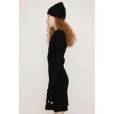 TUCK SLEEVE FLARE KNIT ショートワンピース | SLY OUTLET | 詳細画像10