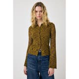 YEL | MULTI BORDER ニットシャツ | MOUSSY OUTLET