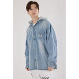 フーデッドデニムシャツジャケット | RODEO CROWNS WIDE BOWL | 詳細画像9