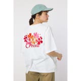 O/WHT1 | Flower Logo Embroidery Tシャツ | RODEO CROWNS WIDE BOWL