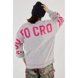 L/T.GRY1 | スウェットライクロゴカーディガン | RODEO CROWNS WIDE BOWL