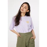 L/PUR1 | HEALING FLOWER Tシャツ | RODEO CROWNS WIDE BOWL
