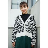 柄WHT5 | (WEB限定)A/PアンサンブルショートニットカーディガンWL | RODEO CROWNS WIDE BOWL