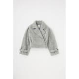 シャギーショートジャケット リサイクルポリエステル×ウール混 | MOUSSY OUTLET | 詳細画像13 