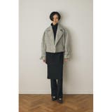 シャギーショートジャケット リサイクルポリエステル×ウール混 | MOUSSY OUTLET | 詳細画像2 