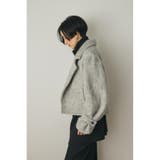 シャギーショートジャケット リサイクルポリエステル×ウール混 | MOUSSY OUTLET | 詳細画像5 
