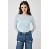 L/BLU1 | SOFT TOUCH ロンT | MOUSSY OUTLET