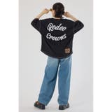 カラーステッチVネック5分袖Tシャツ | RODEO CROWNS WIDE BOWL | 詳細画像11 