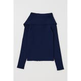 BIG COLLAR ZIP UP ニットトップス | MOUSSY OUTLET | 詳細画像26 