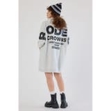 L/T.GRY1 | フェイクレザーパッチパーカーワンピース | RODEO CROWNS WIDE BOWL