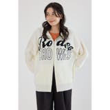 O/WHT1 | ロゴケーブルニットジップフーディー | RODEO CROWNS WIDE BOWL