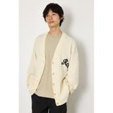 O/WHT1 | 細ケーブルニットカーディガン | RODEO CROWNS WIDE BOWL