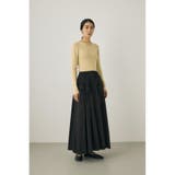 バックオープンニットボディスーツ オーガニックコットン×再生繊維混 | MOUSSY OUTLET | 詳細画像3 