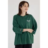 D/GRN3 | Champion Vネック7分袖トップス | RODEO CROWNS WIDE BOWL