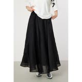 柄BLK5 | ボリュームマキシスカート | RODEO CROWNS WIDE BOWL