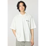 O/WHT1 | バックサガラロゴポロシャツ | RODEO CROWNS WIDE BOWL