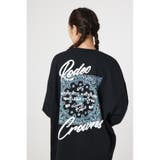 BLK | ペイズリーロゴスウェットワンピース | RODEO CROWNS WIDE BOWL