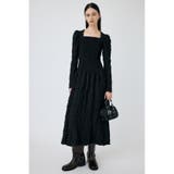 BLK | CREPE ドレス | MOUSSY OUTLET