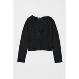 BLK | SHEER CUT フーディ | MOUSSY OUTLET