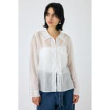 RIBBON シアーシャツ | MOUSSY OUTLET | 詳細画像4 