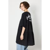 BLK | バックティアードコンビチュニックワンピース | RODEO CROWNS WIDE BOWL