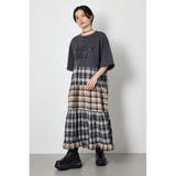 C.GRY | ドッキングティアードワンピース | RODEO CROWNS WIDE BOWL