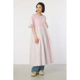 L/PNK1 | ピグメントドッキングティアードワンピース | RODEO CROWNS WIDE BOWL