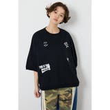 BLK | 発泡マルチロゴビッグトップス | RODEO CROWNS WIDE BOWL