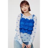 BLU | 2WAY ラメ ギャザー ビスチェ | RODEO CROWNS WIDE BOWL