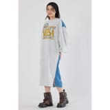 デニム切替スウェットワンピース | RODEO CROWNS WIDE BOWL | 詳細画像8 