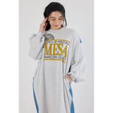 デニム切替スウェットワンピース | RODEO CROWNS WIDE BOWL | 詳細画像13 