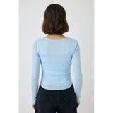 EYELET U-NECK カーデ & キャミ | MOUSSY OUTLET | 詳細画像17